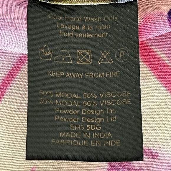 Powder Orchid and Iris Kimono Jacket Cover Up Bohemian Artsy One Size NWT - Picture 13 of 15